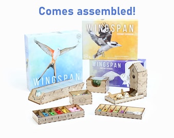 Insert for Wingspan, European & Oceania Expansions (Pre-Assembled)