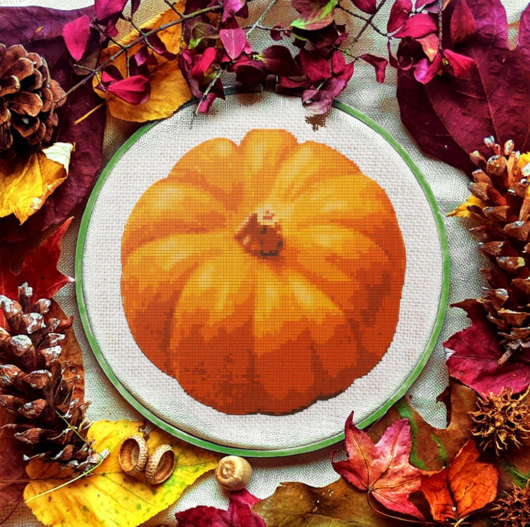Just a Pumpkin | Cross Stitch Pattern | Digital PDF - Etsy