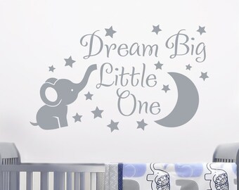 Dream Big Little One Wall Decal Etsy