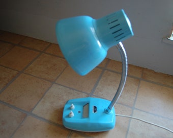 duck egg blue desk lamp