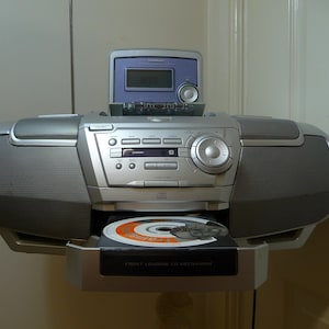 Vintage Goodmans Ghettoblaster: CD Radio Kassettenrekorder, Musikmaschine der 1980er Jahre