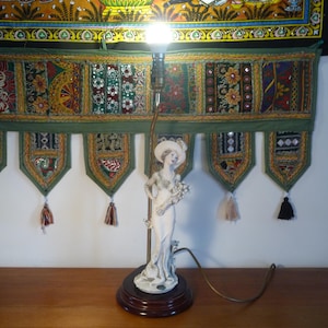 Vintage Retro Table Lamp Base Female Figure lamp Unique Decretive  Living room Bedroom Hallway Lamp 1980s Home Decor