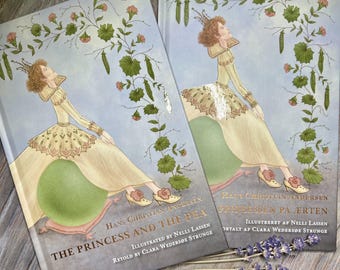 The Princess and the Pea, Illustrated Fairy Tale Book, Fairy Tale Book, Children Classic Book, Children Book, Storybook Illustration, Book