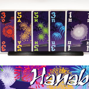 Hanabi: juego de 5 tarjeteros