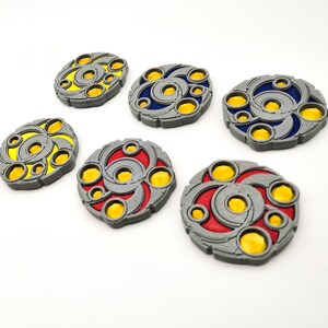 Keyforge: Juego de 6 llaves compatibles para el juego de cartas Keyforge