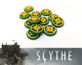 Scythe: 12x Encounter tokens update set