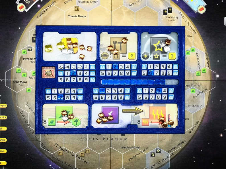 Terraforming Mars: Set of 5 MAGNETIC player boards image 4