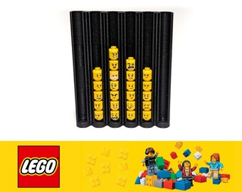 LEGO minifigure head holder, original Lego stud, minifig head holder