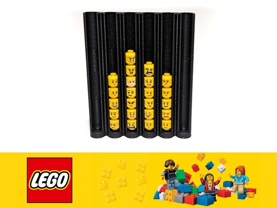 LEGO Minifigure Head Holder Original Lego Stud Minifig Head Holder Etsy