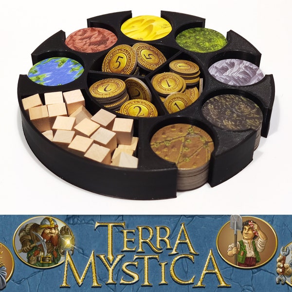 Terra Mystica: resource dispenser, resource holder