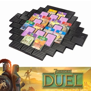 7 Wonders Duel: tabellone porta carte compatibile con Agora e Pantheon