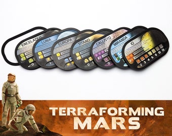 Terraforming Mars: 12x protective shell set for the Colonies expansion