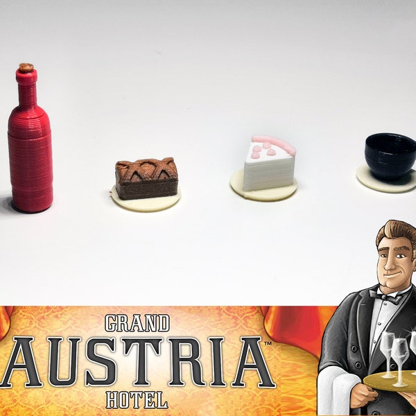 Grand Austria Hotel: 120x realistische Ressourcen-Tokens