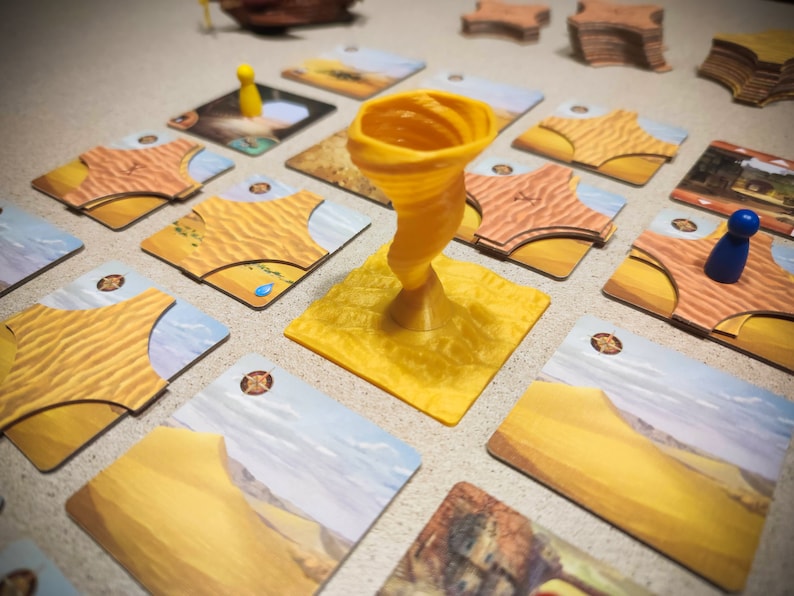 The Forbidden Desert: three-dimensional realistic Storm tile Forbidden Desert image 1