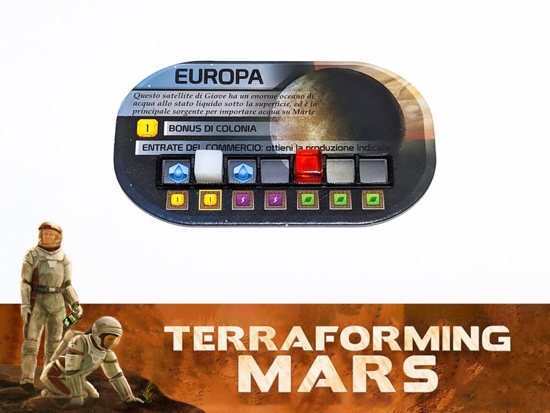 Terraforming Mars: 12x Frame Update Set for Colonies Expansion image 1