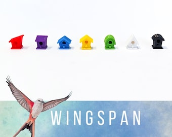 Wingspan: Set of 56x houses, compatible with the Asia expansion and the Nesting Box