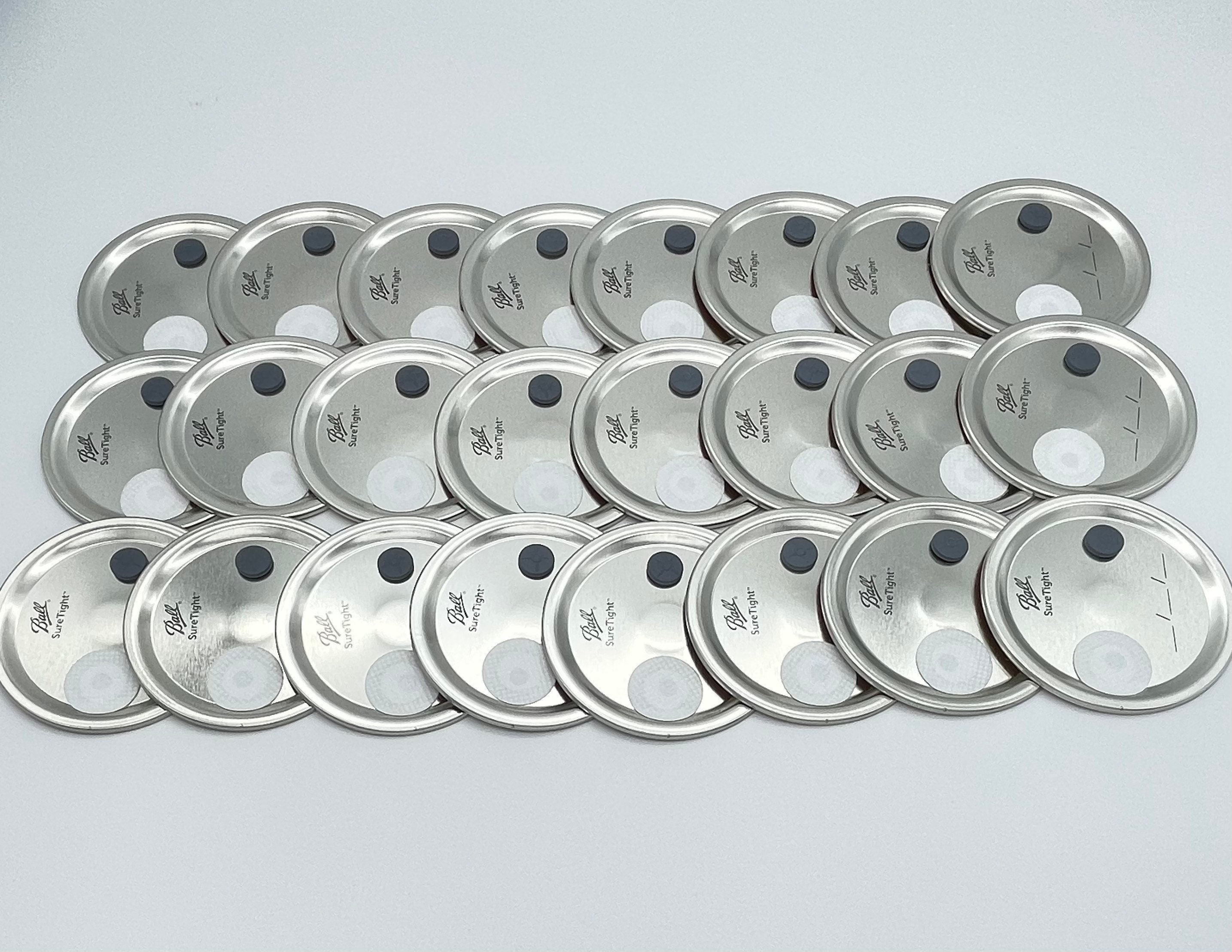 24 Mushroom Grow Jar Lids Wide Mouth Etsy