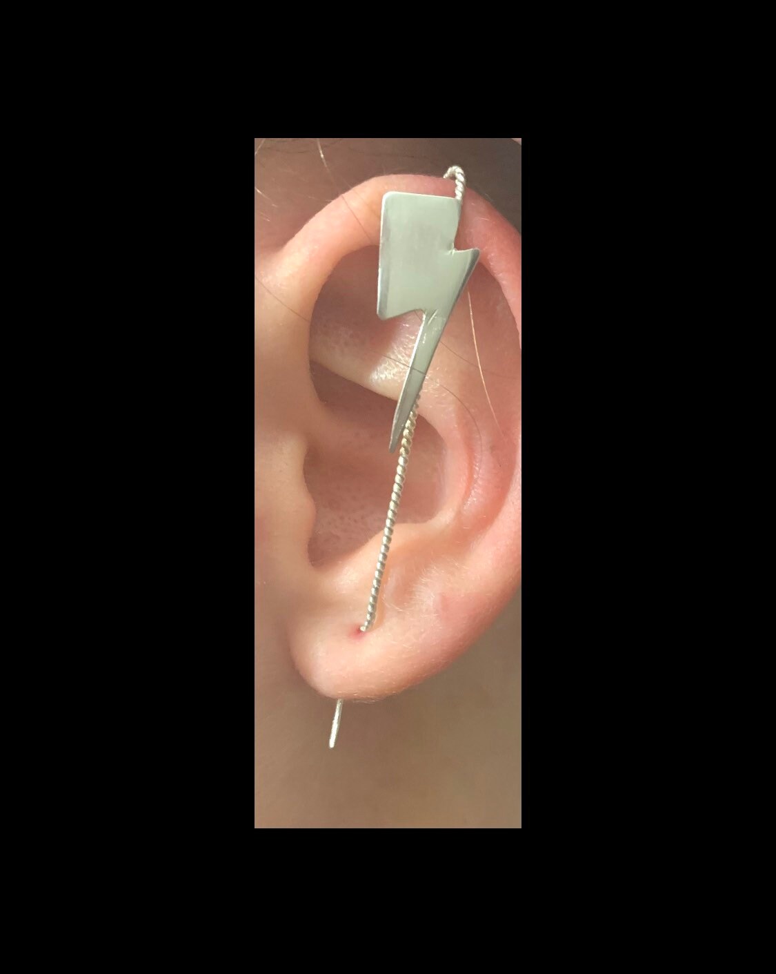 Lightening Ear Pin Etsy