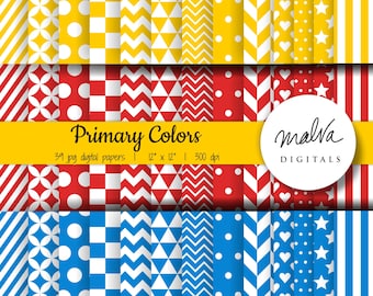 Red Orange Yellow Gradient Digital Paper Pack Digital - Etsy