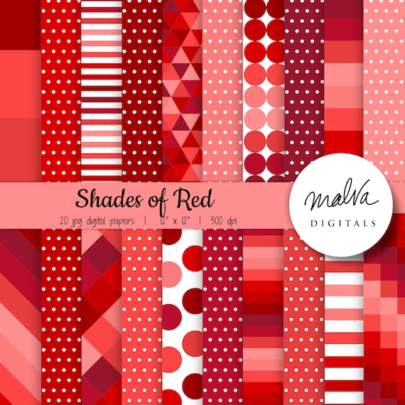 Buy Red Digital Paper Pack, Maroon Shades, Dark Red Scrapbook Paper,  Scrapbooking, Vivid Digital Papers, Stripes, Squares, Instant Download  Online in India - Etsy