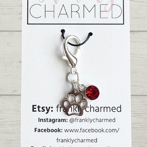 Paw Print Charm