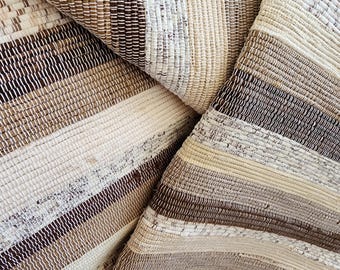 French canadian blanket (catalogne)