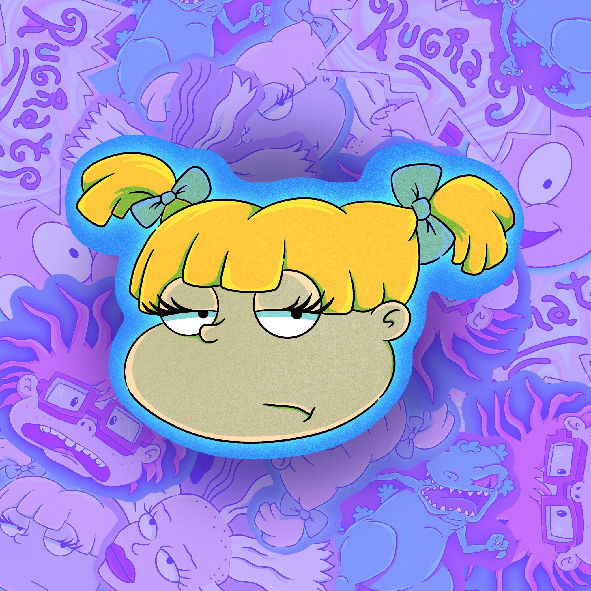 Rugrats Stickers 3 6 Pack Etsy