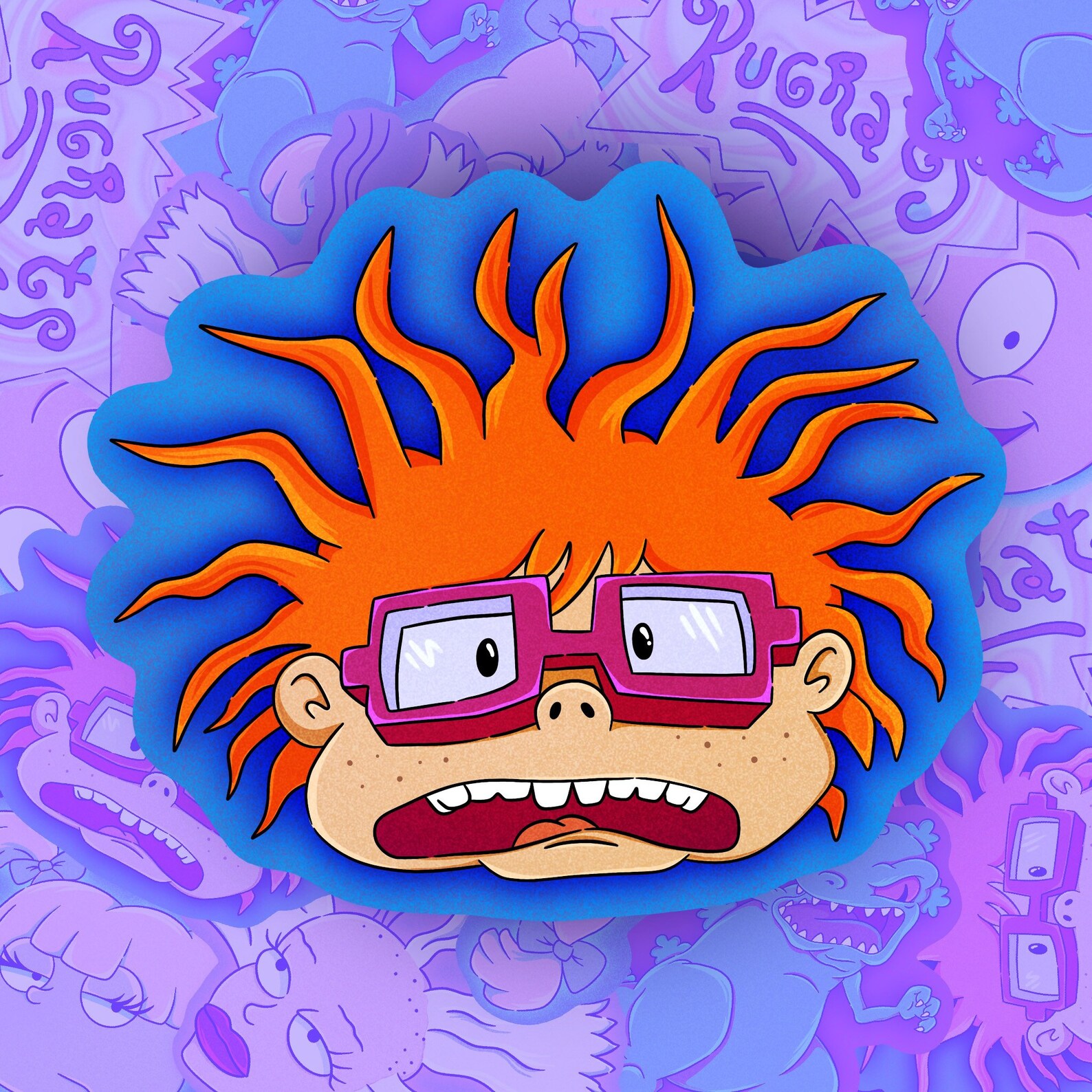 Rugrats Stickers 3 6 Pack Etsy