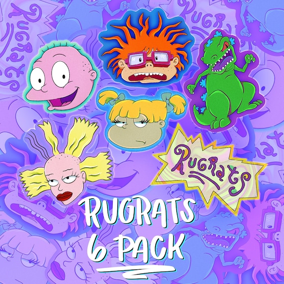 Rugrats Stickers 3 6 Pack Etsy