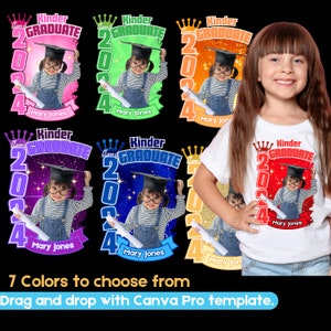 Class of 2024/ grad template/ canva pro template/kinder grad 2024 template/ sublimation calss of 2024/ sublimation png/canva template