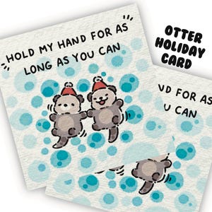 Carte De Vœux De Loutre - Canada