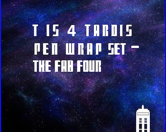 The Fab Four - Pen Wrap Set for Pilot G2 Pen pdf. pattern even count peyote stitch
