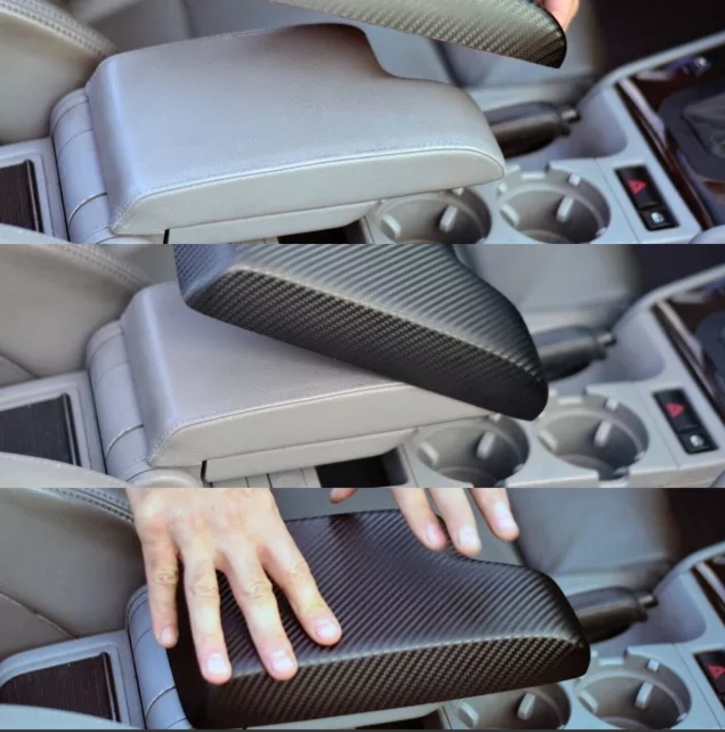 BMW E46 19992006 Armrest/center Console Cover black Carbon Etsy