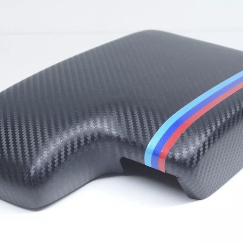 BMW E46 19992006 Armrest/center Console Cover black Carbon Etsy