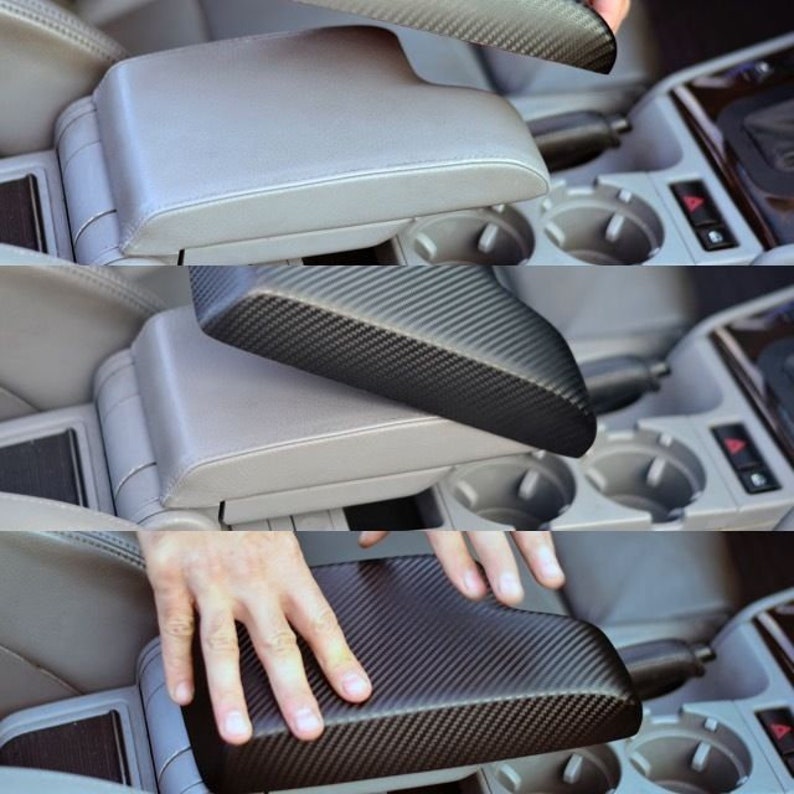 BMW E46 19992006 Armrest/center Console Cover black Carbon Etsy