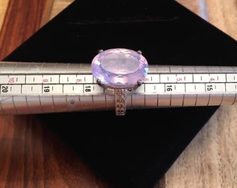 Pearl/Lavender Amethyst Ring