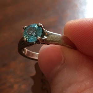 Blue Apatite Ring