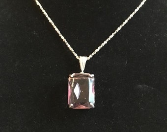 Ametrine Necklace in Sterling Silver