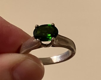 Green Tourmaline Ring