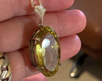 Lemon Quartz Necklace