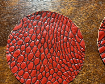 Leather Car Coasters