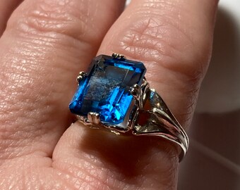London Blue Topaz Ring