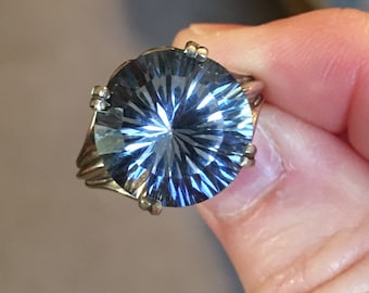Blue/Gray Quartz Ring