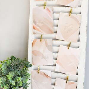 NICU Mama Affirmation Cards from Fourth Trimester Mama displayed on the wall