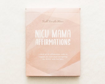 NICU Mama Affirmation Cards: Uplifting Postpartum Gift
