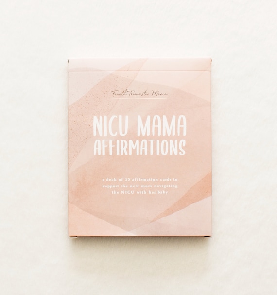 NICU Mama Affirmation Cards: Uplifting Postpartum Gift