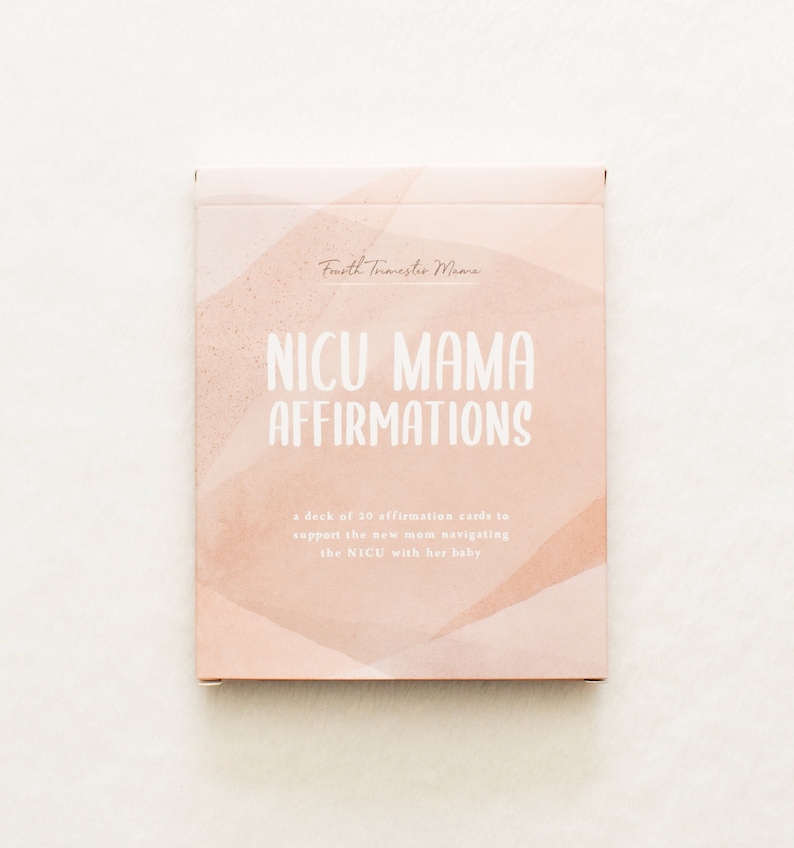 NICU Mama Affirmation Cards from Fourth Trimester Mama