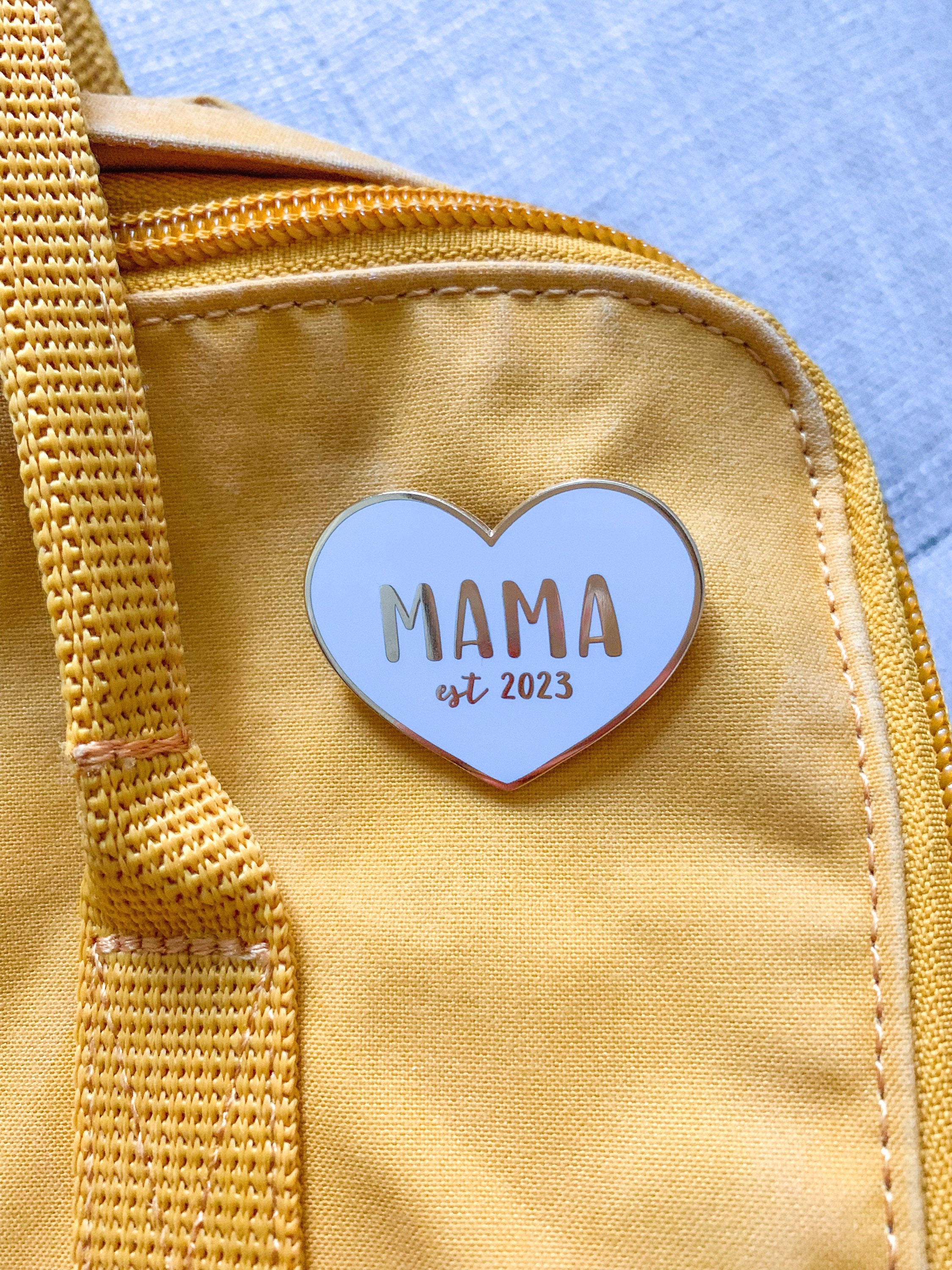 Mama Est. 2023 Enamel Pin Gift for New Mom Expecting Mom Etsy
