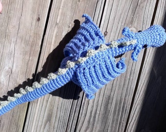 Crochet stuffed dragon amigurumi