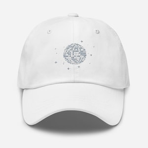 Disco Ball Embroidered hat | EDM & Rave Gift Ideas